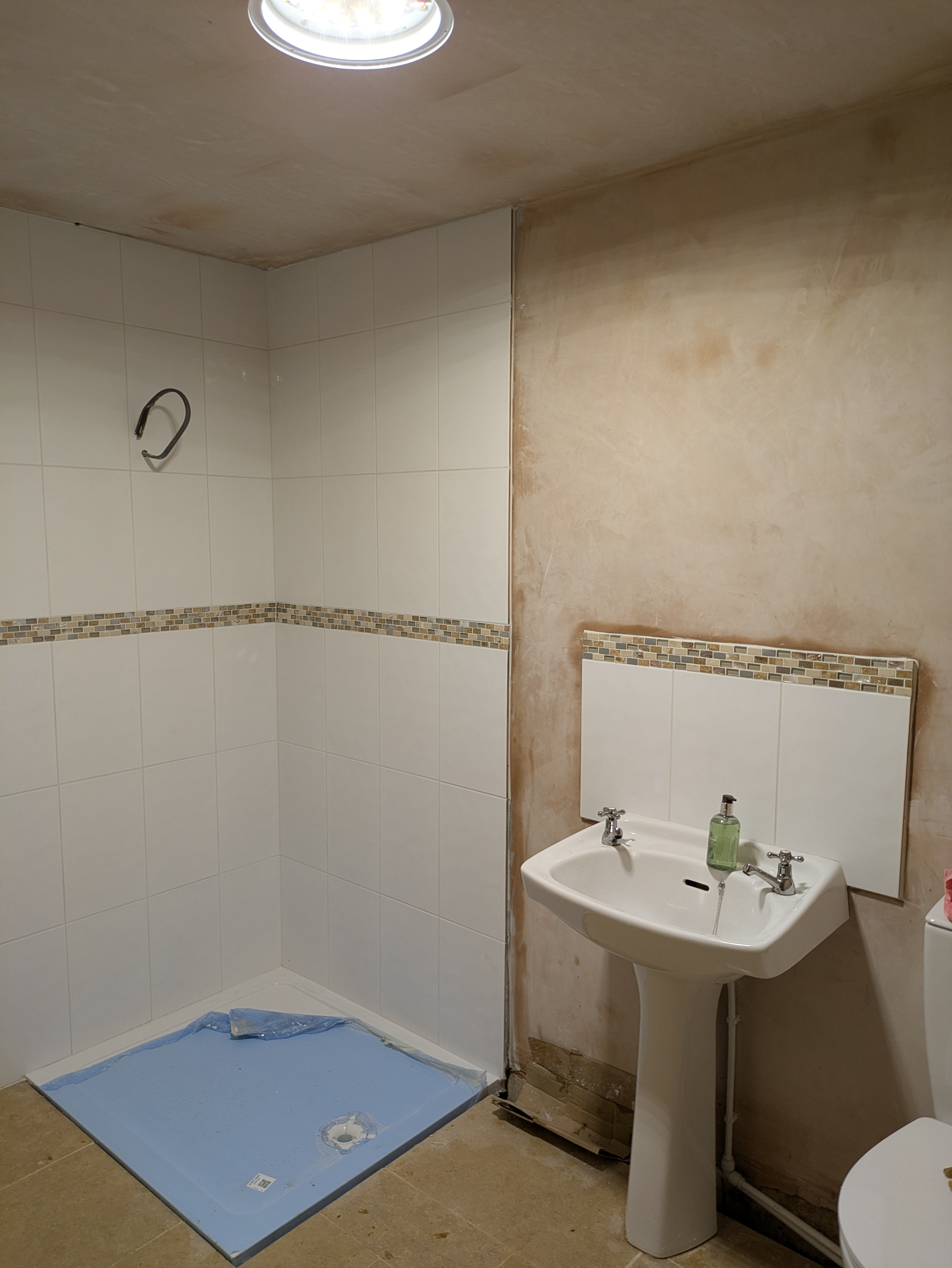 Bathroom tiling project