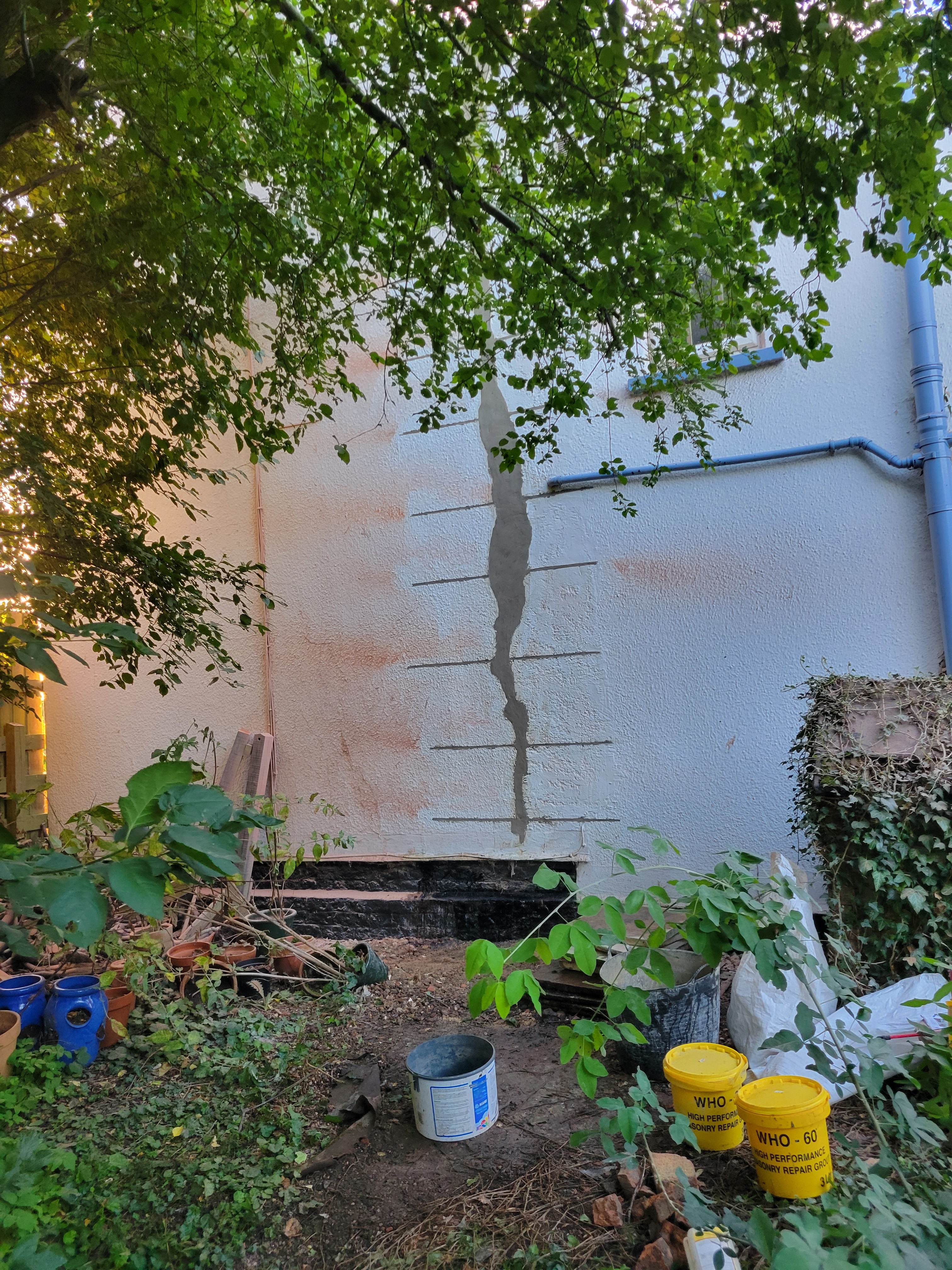 House stitching brickwork detail