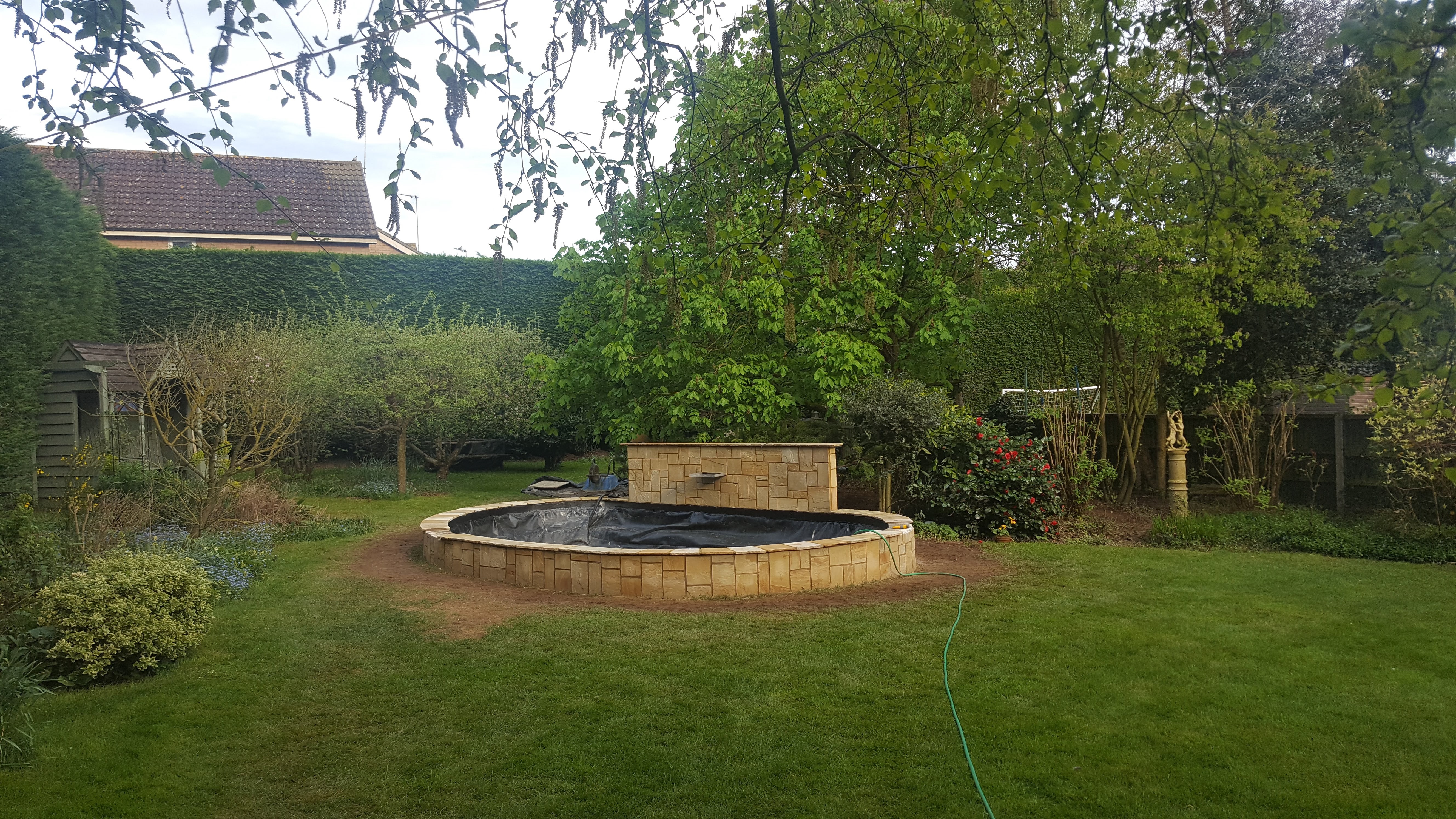 Pond blockwork