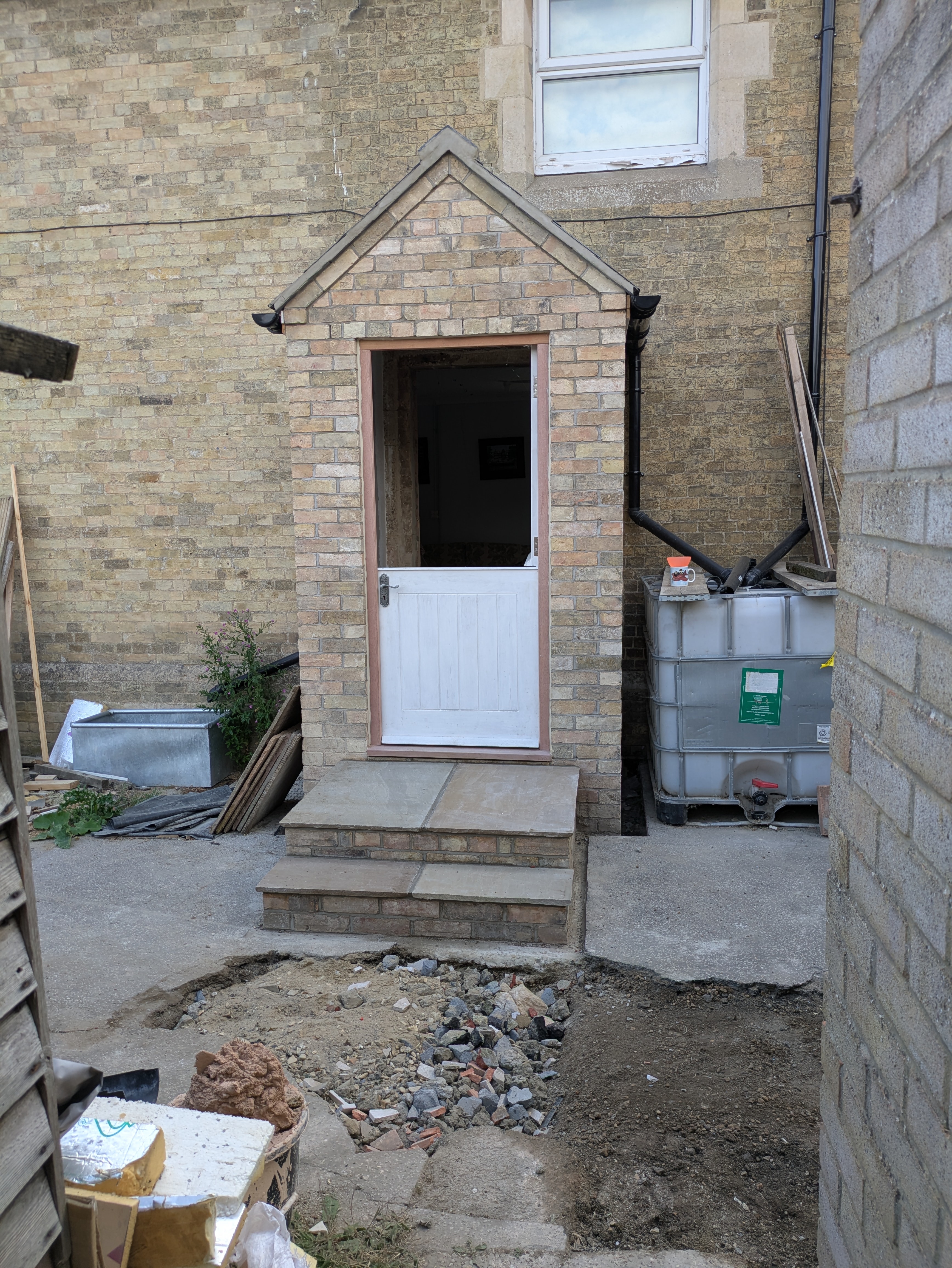 Porch brickwork