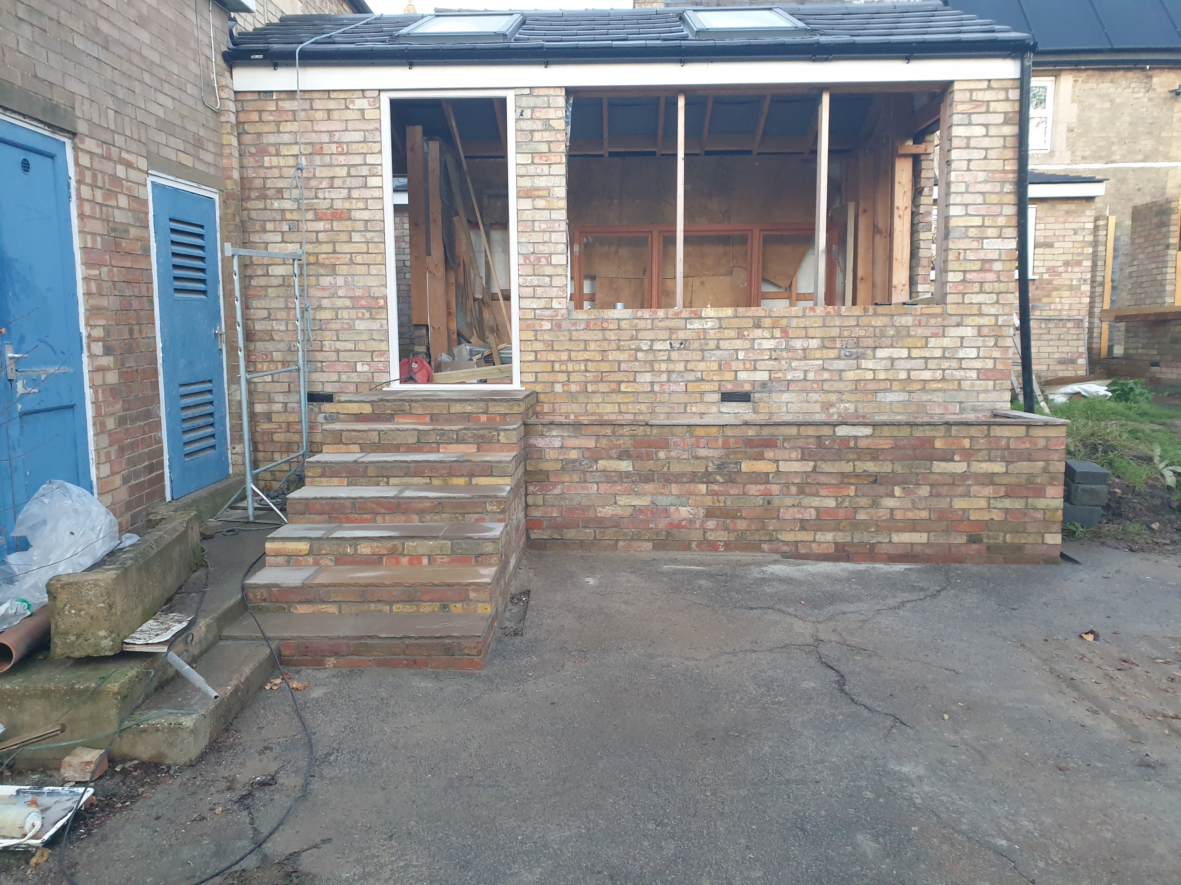 Brick steps