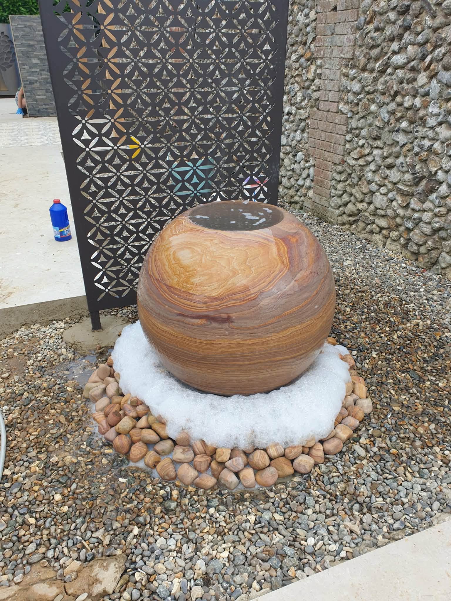 Coastal garden renovation project photo