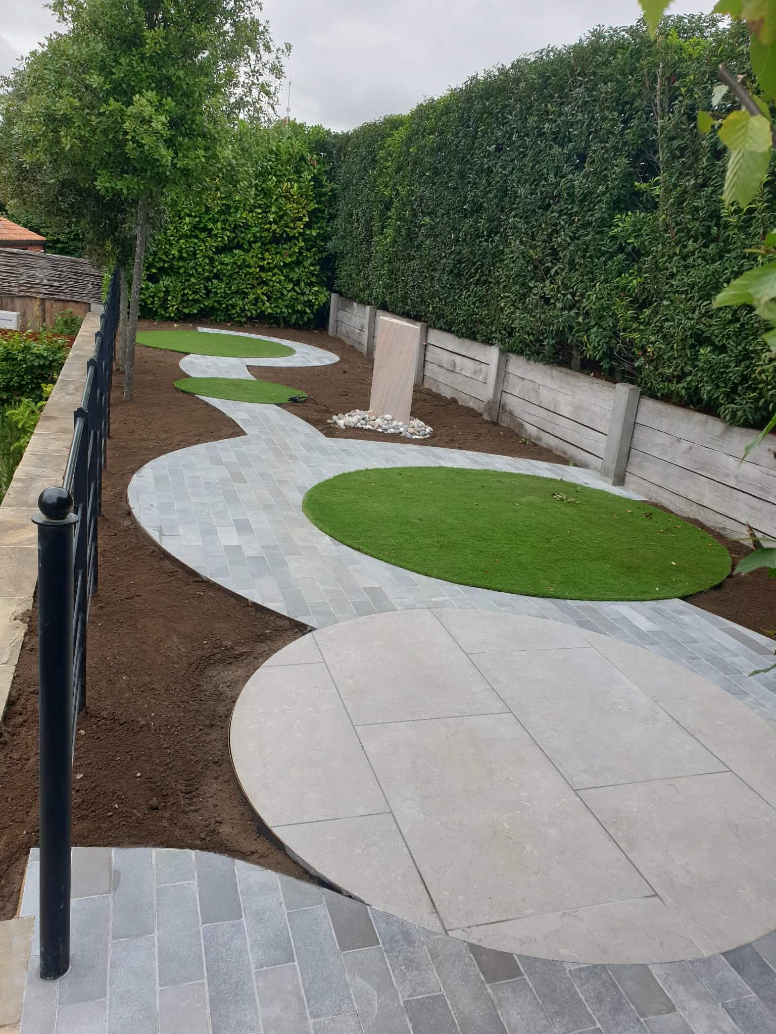 Coastal garden renovation project photo