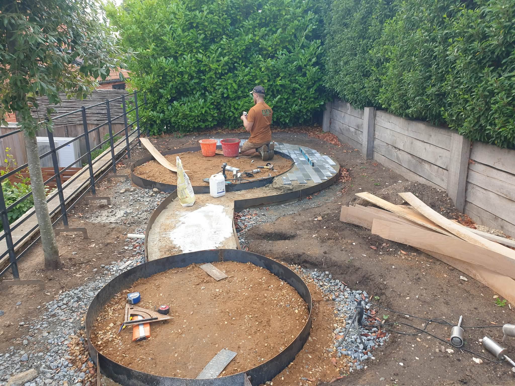 Coastal garden renovation project photo