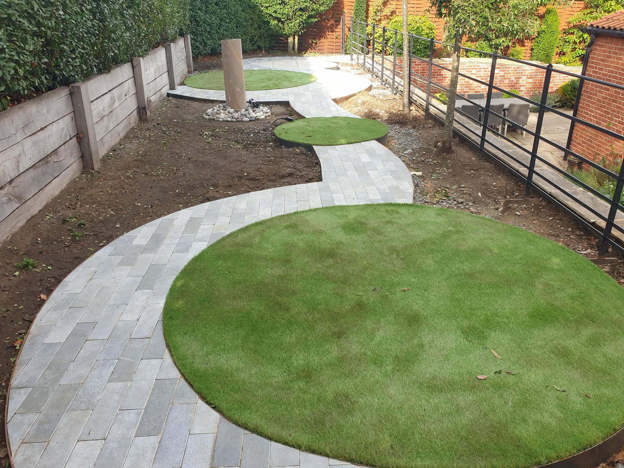 Coastal garden renovation project photo