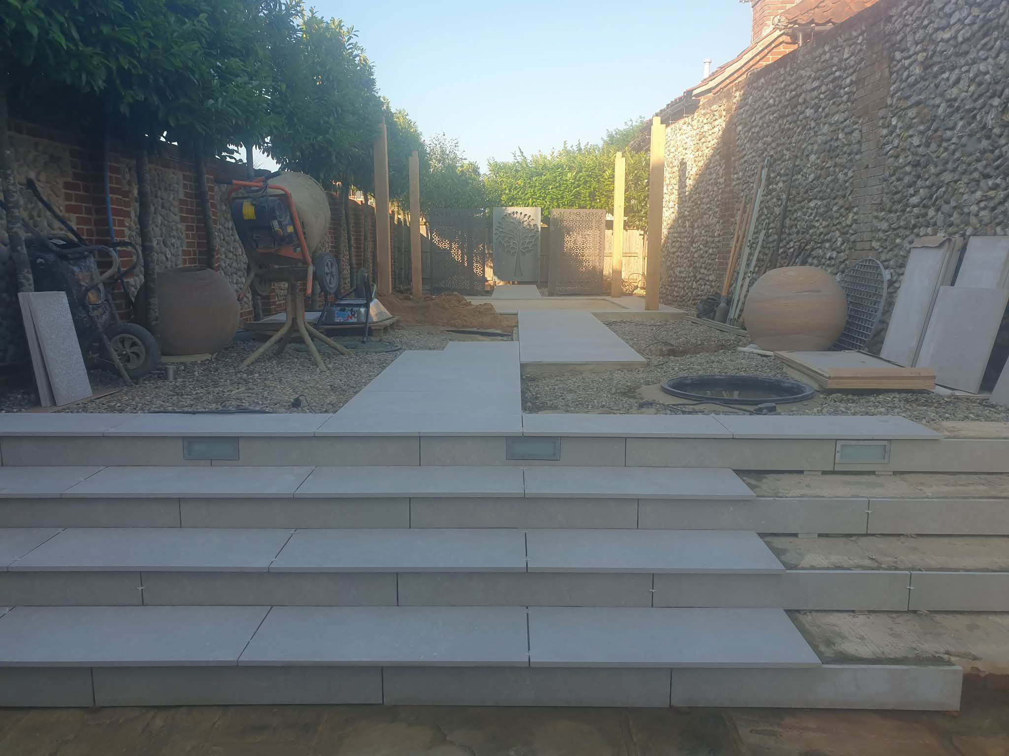 Coastal garden renovation project photo