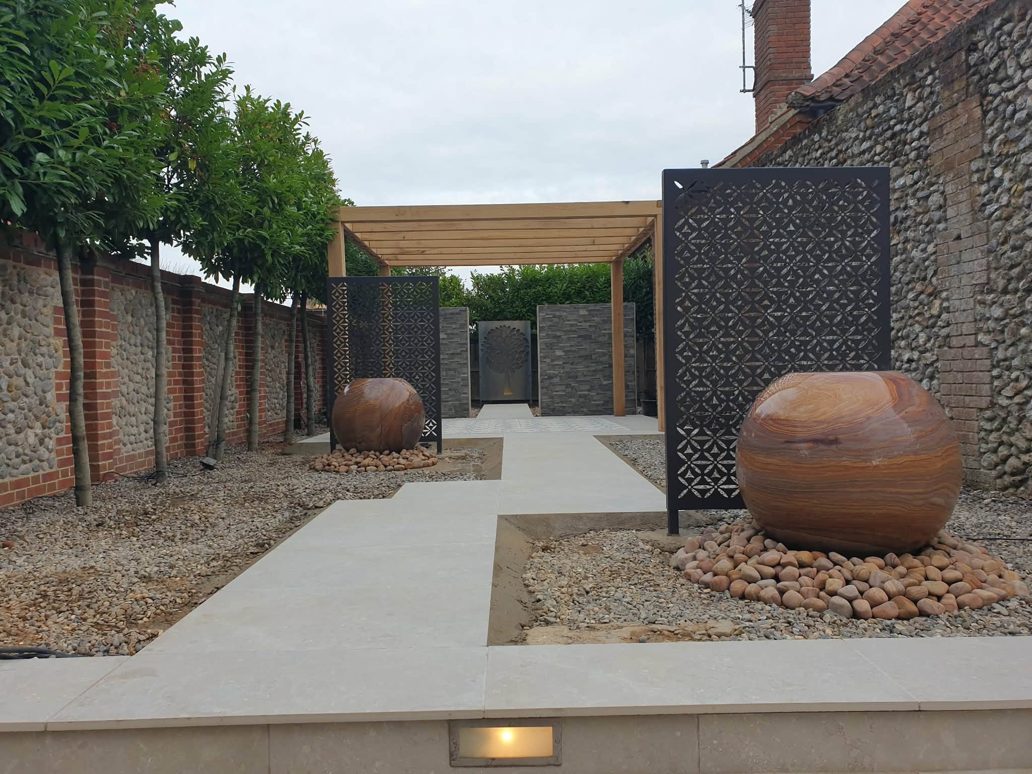 Coastal garden renovation project photo