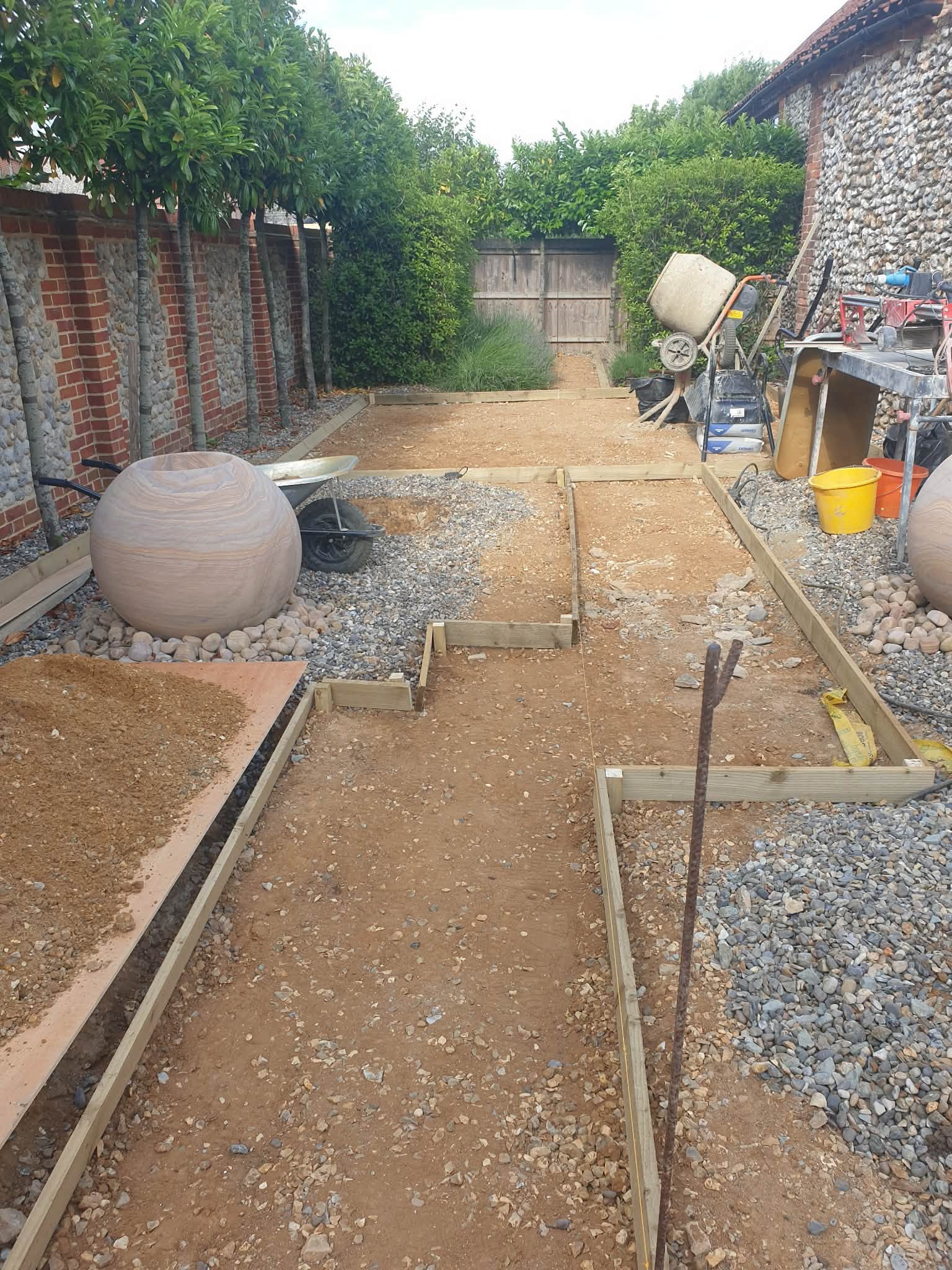 Coastal garden renovation project photo