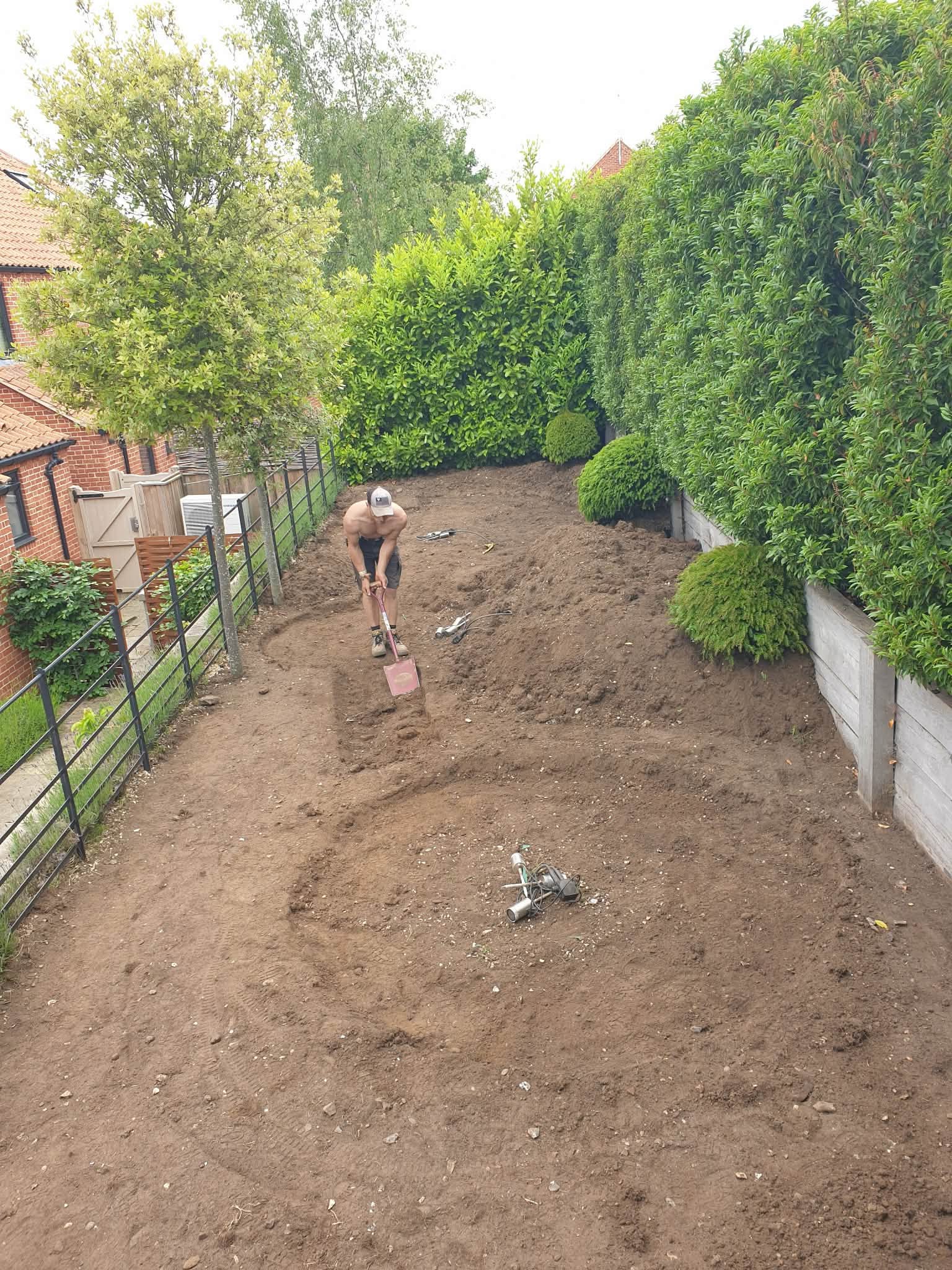 Coastal garden renovation project photo