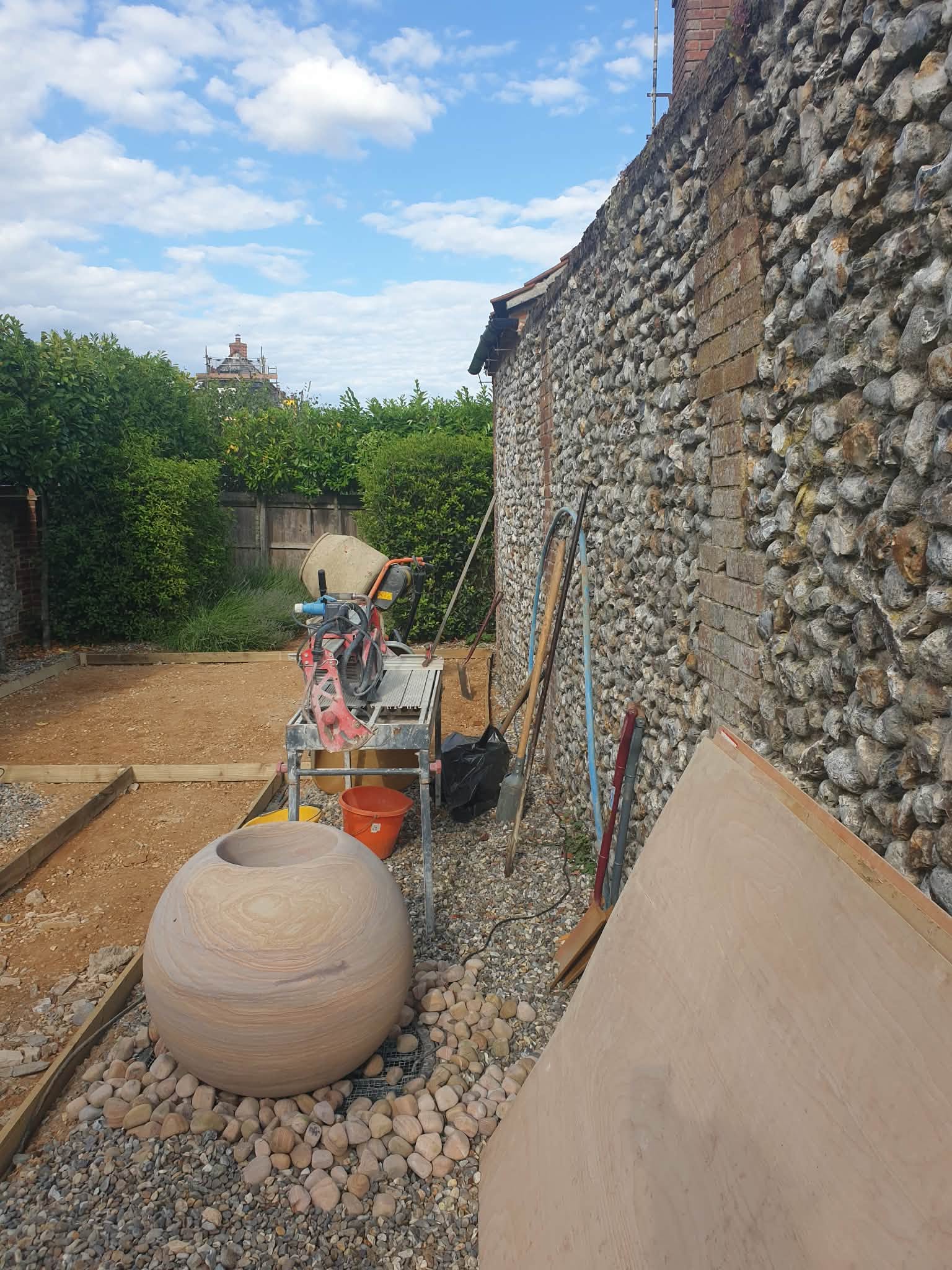 Coastal garden renovation project photo