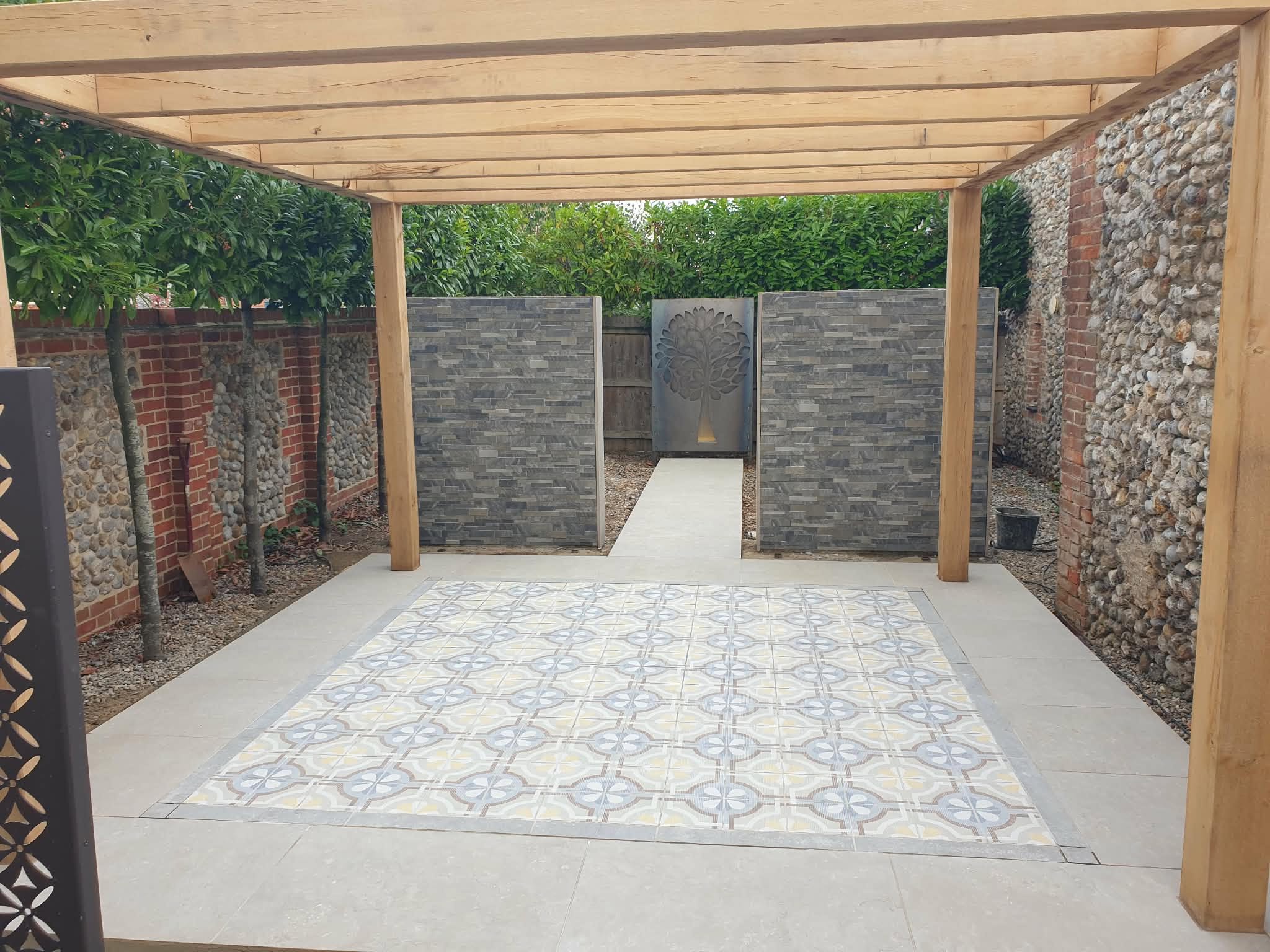 Coastal garden renovation project photo