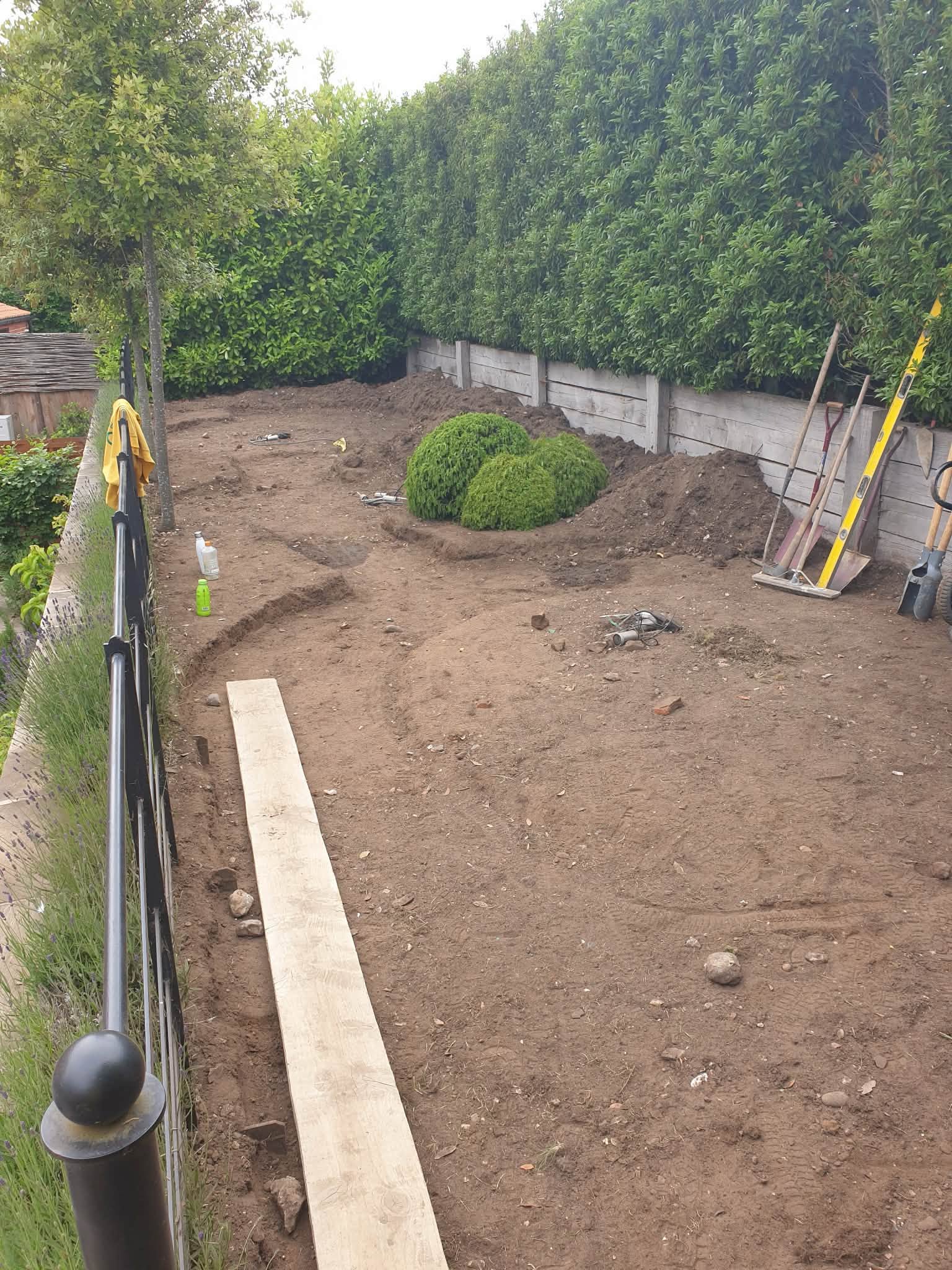 Coastal garden renovation project photo
