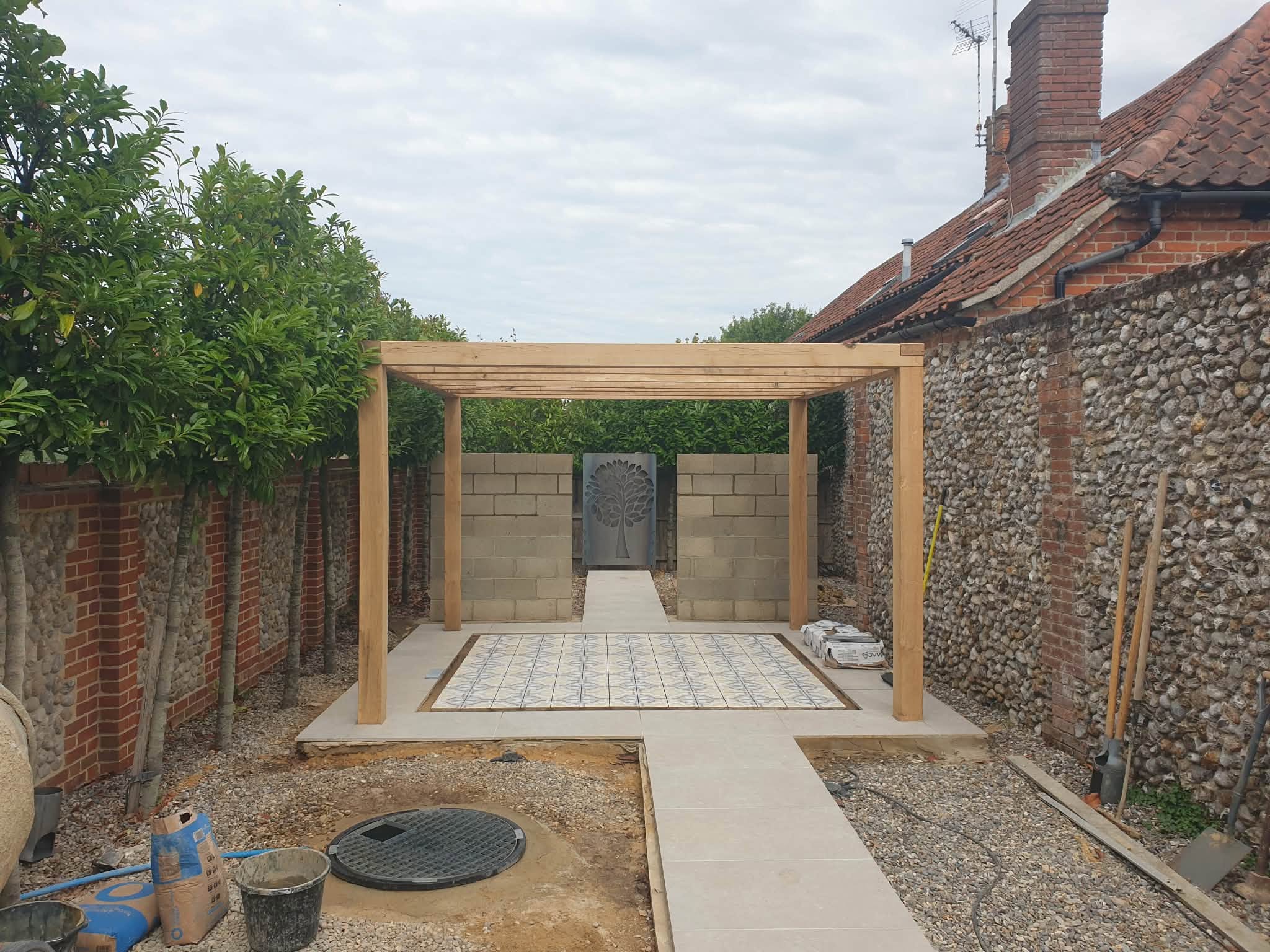 Coastal garden renovation project photo