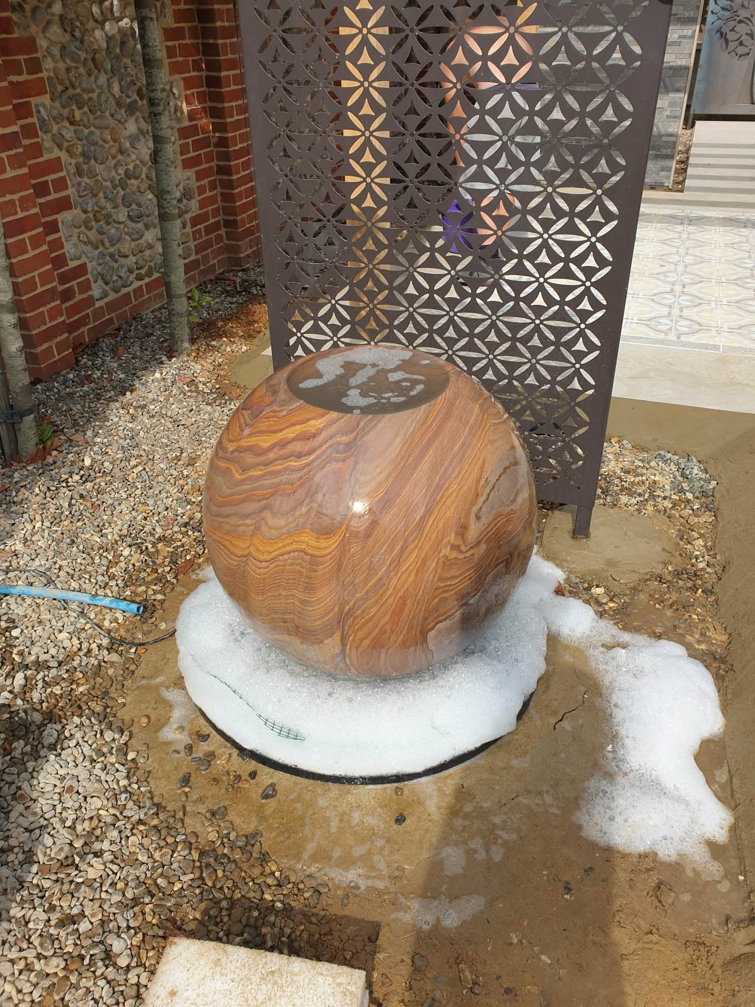 Coastal garden renovation project photo