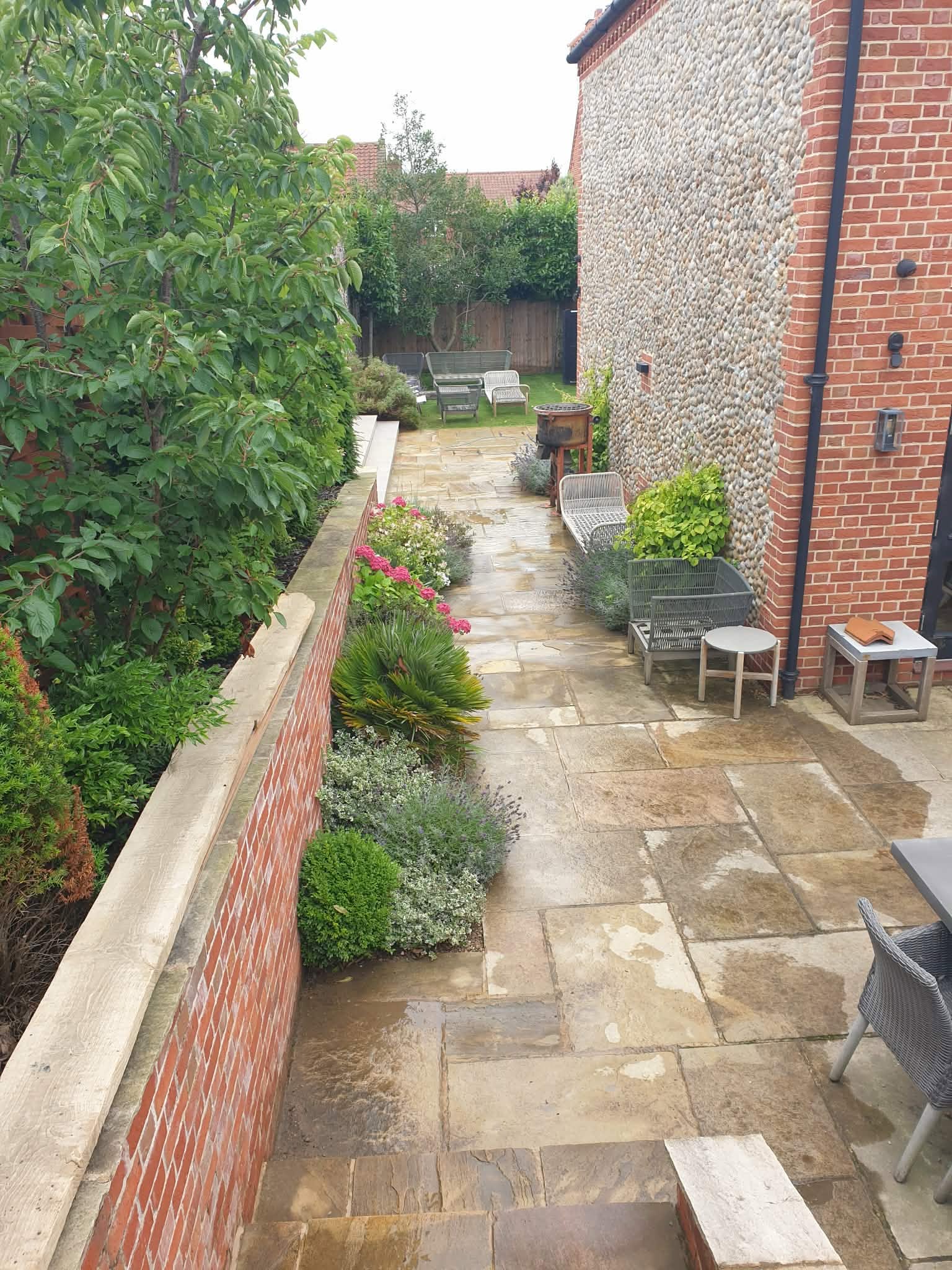 Coastal garden renovation project photo