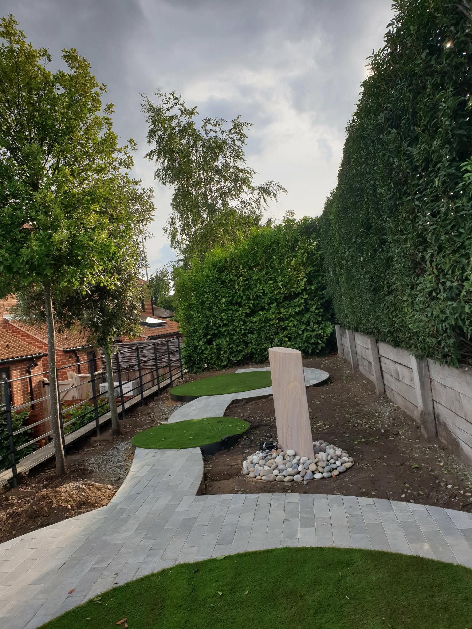 Coastal garden renovation project photo
