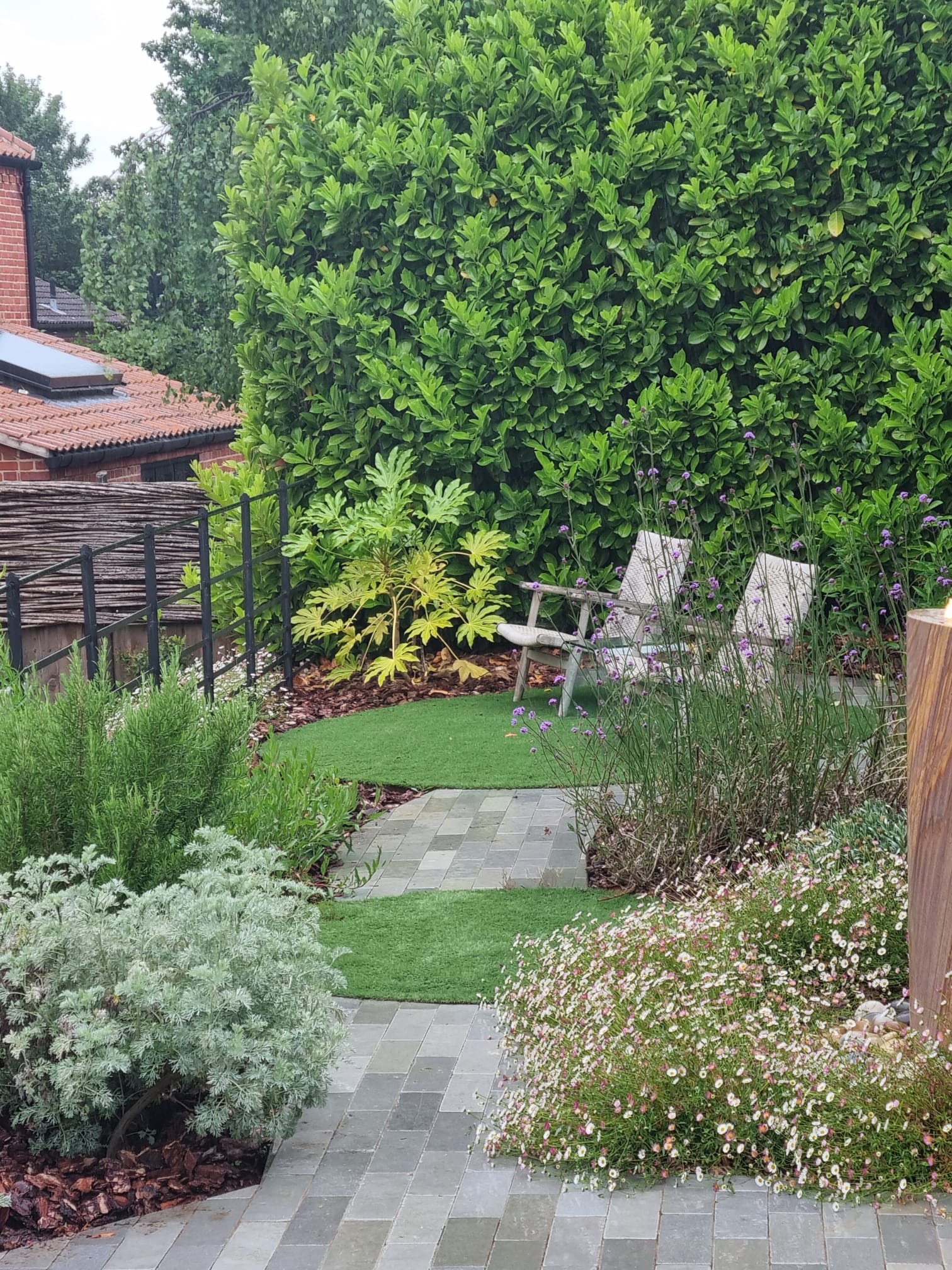 Coastal garden renovation project photo