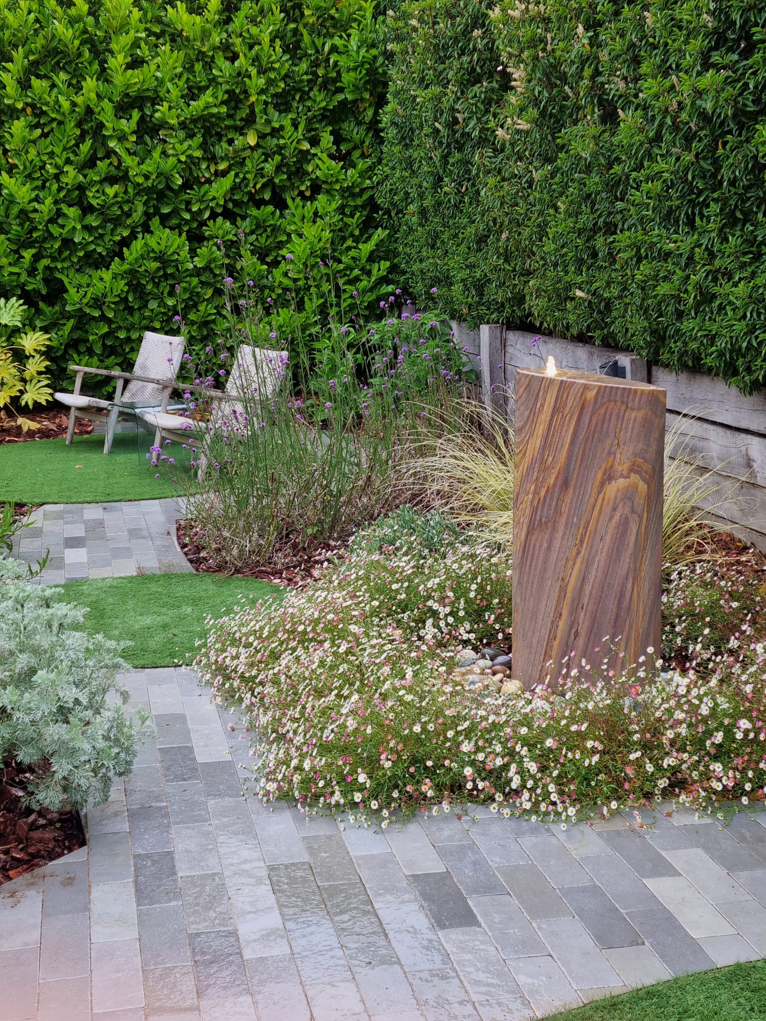 Coastal garden renovation project photo