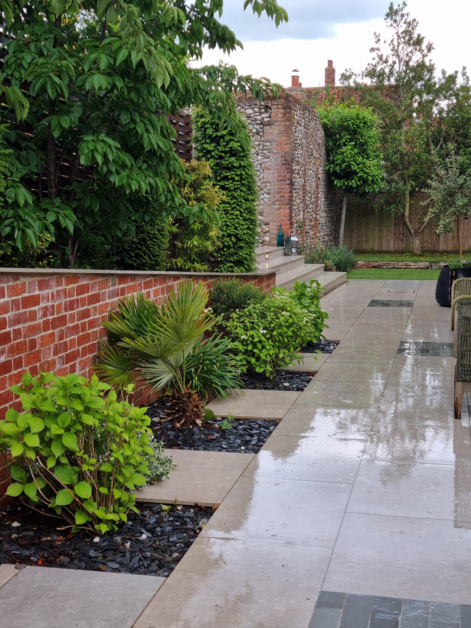 Coastal garden renovation project photo