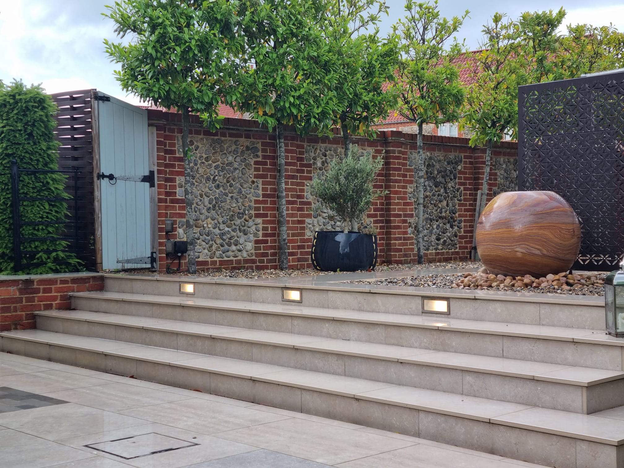 Coastal garden renovation project photo