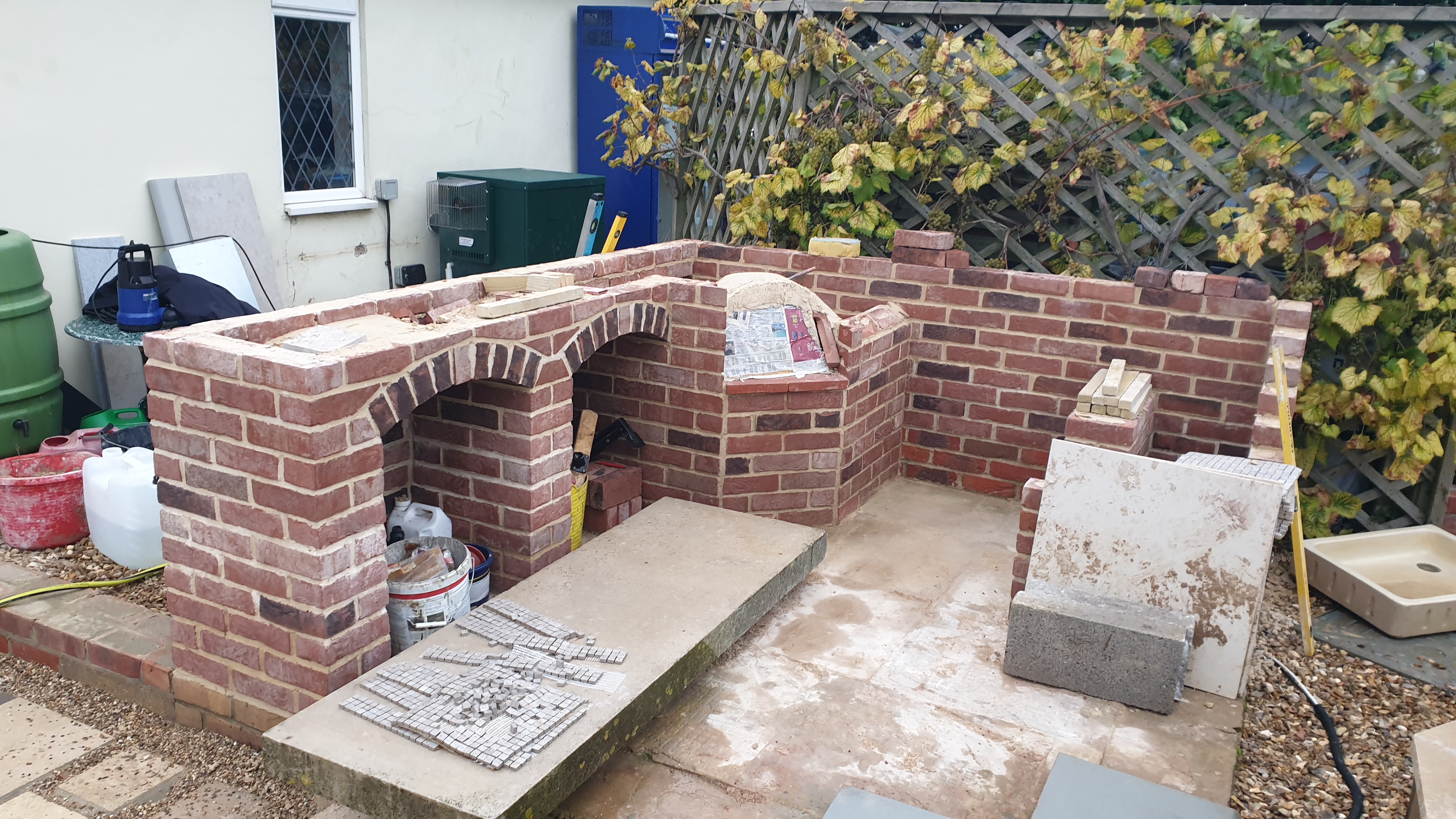 Outdoor kitchen project