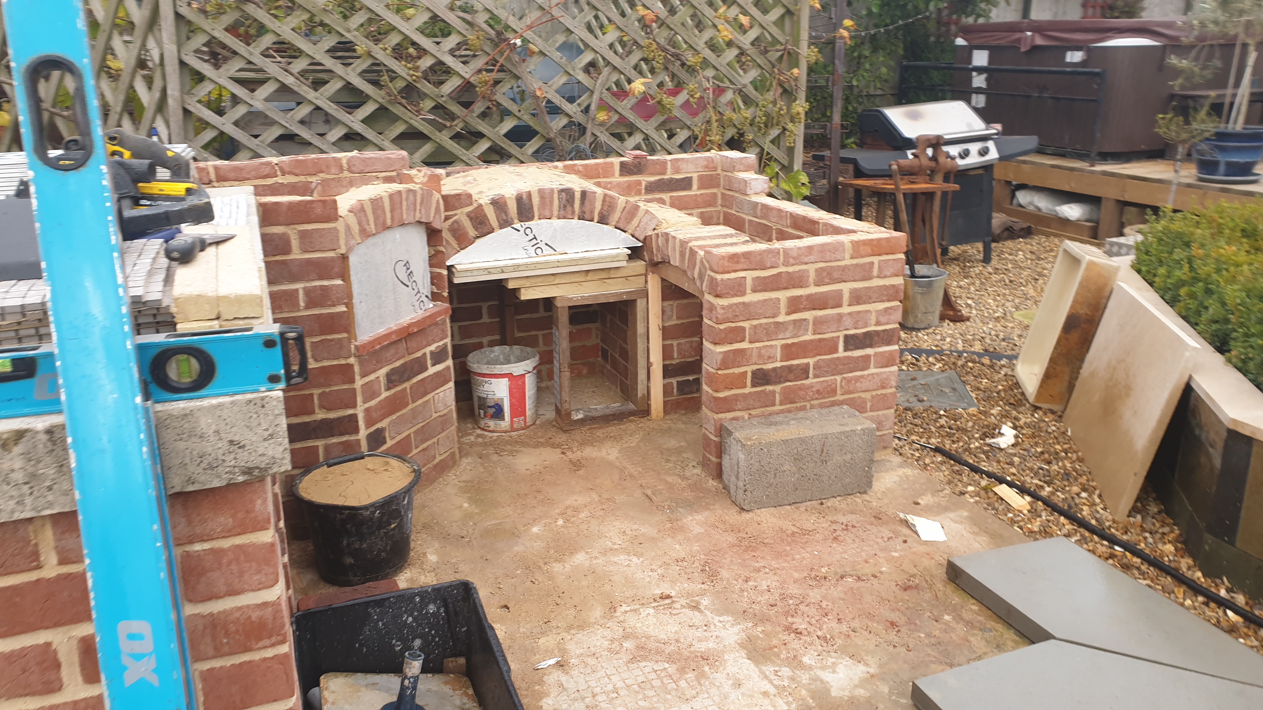 Outdoor kitchen project