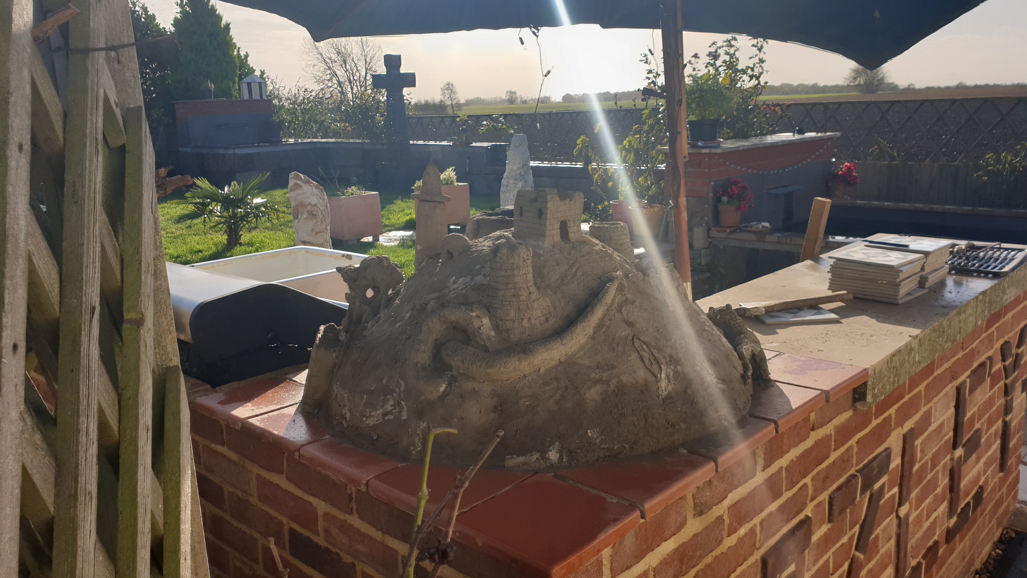 Outdoor kitchen project