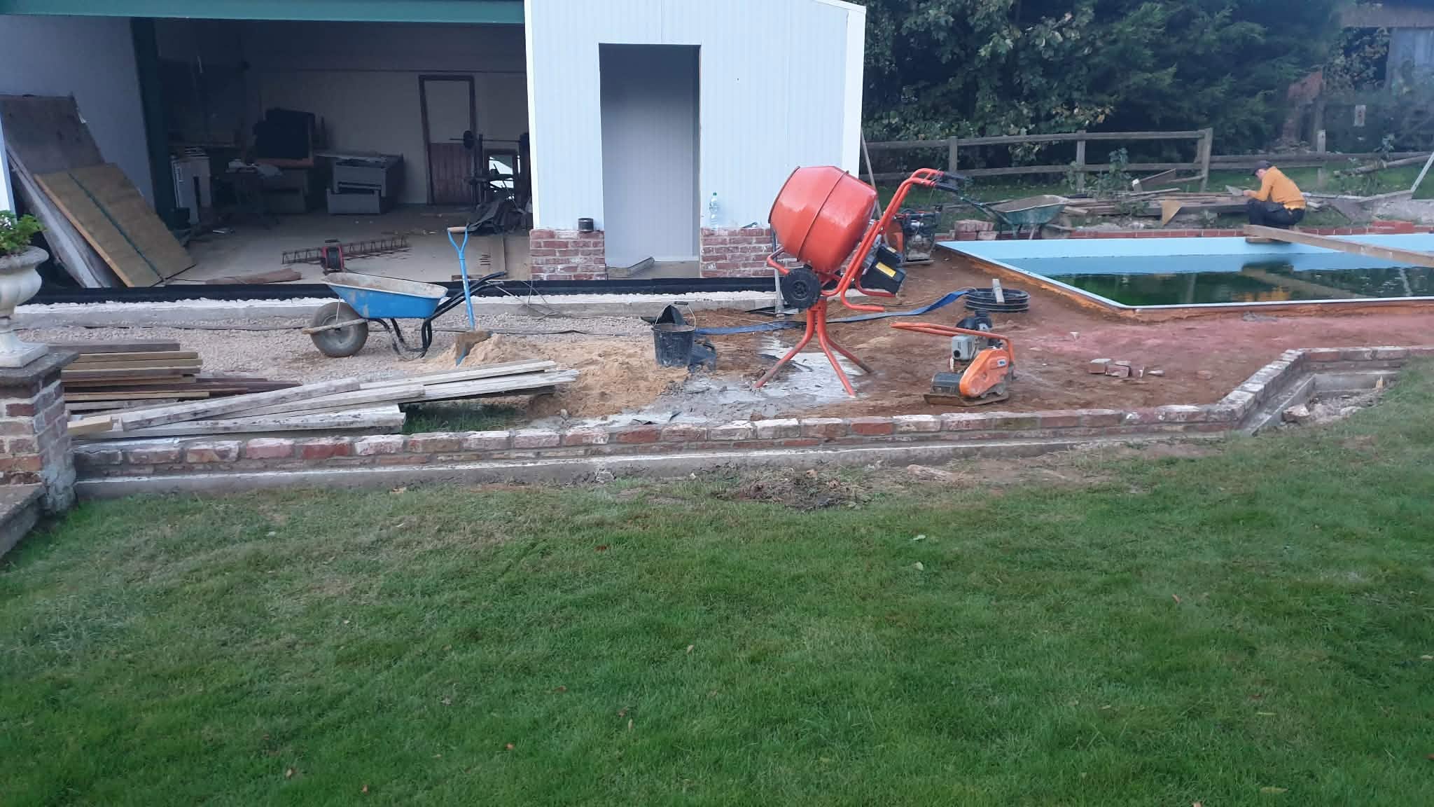 Pool surround project photo