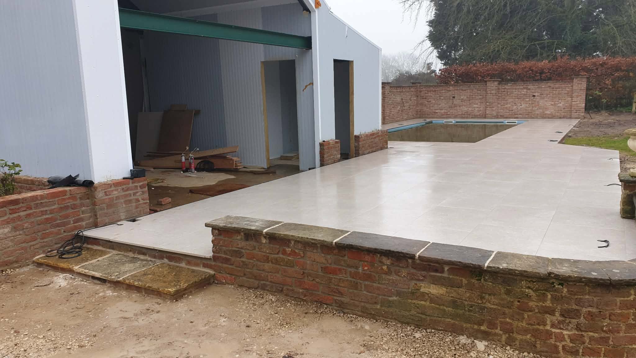 Pool surround project photo