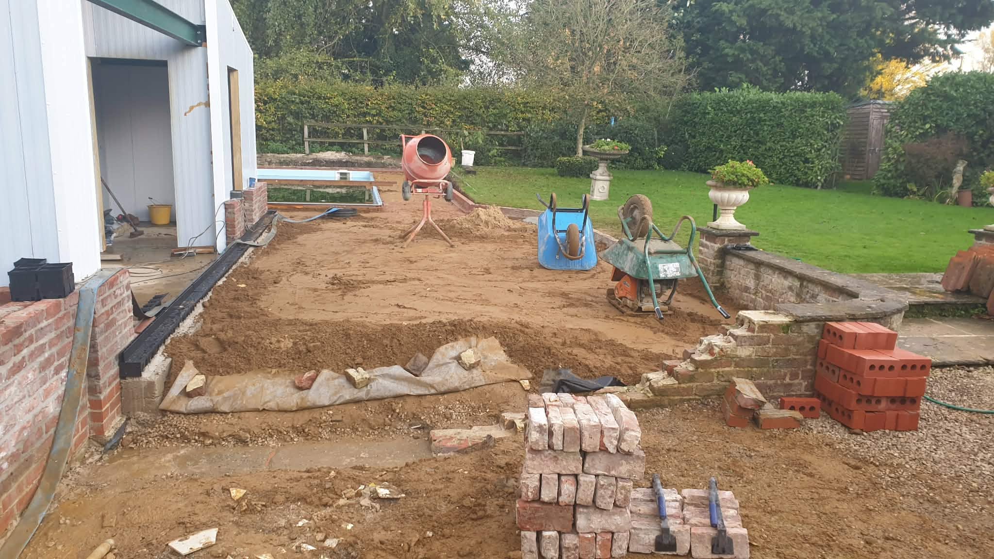 Pool surround project photo