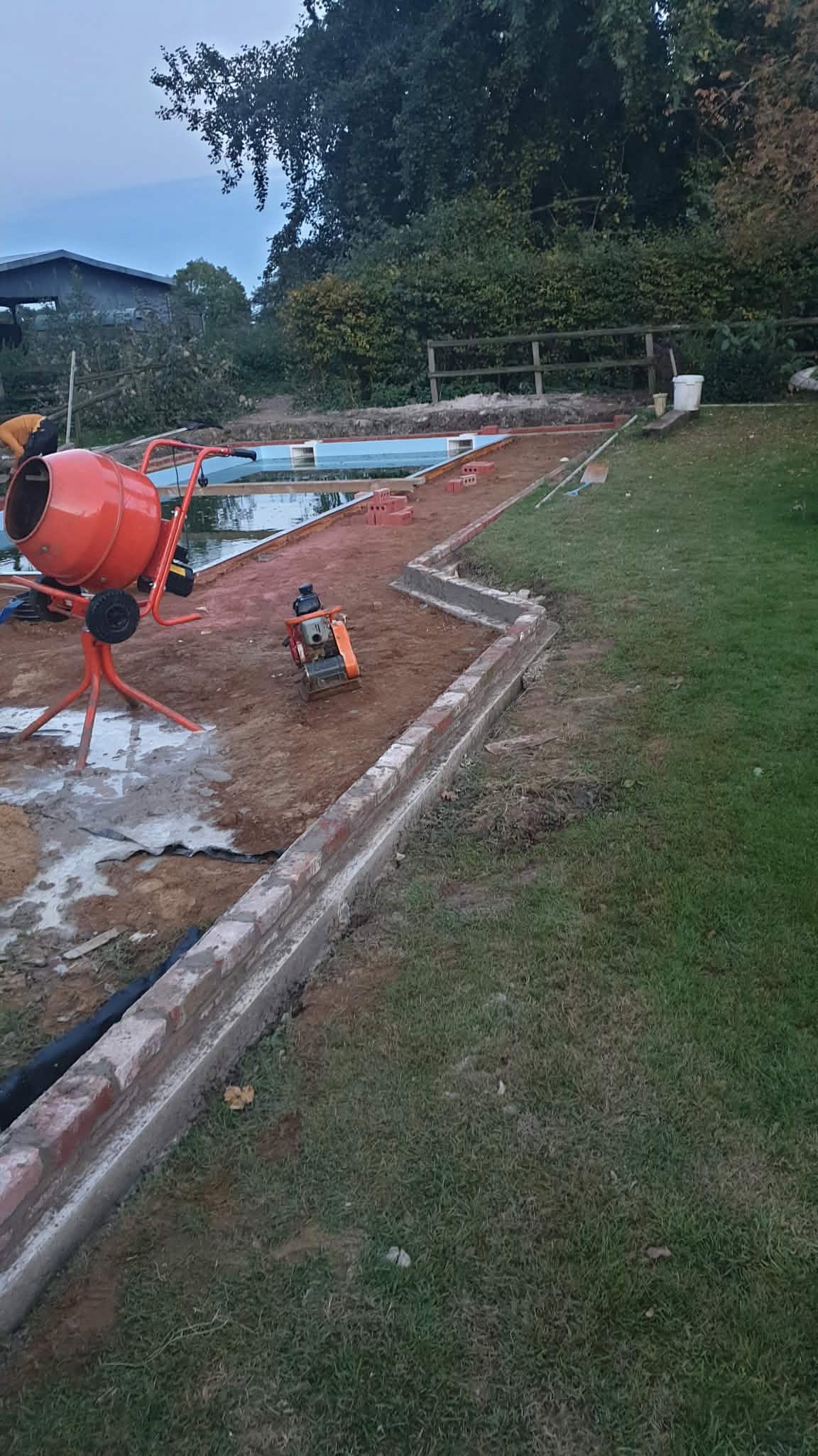 Pool surround project photo